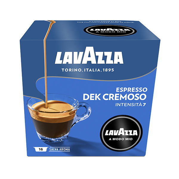 Lavazza - A Modo Mio - DEK Cremosso - 16бр капсули без кофеин